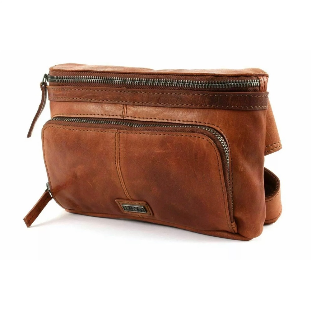 SPIKES & SPARROW Bronco Beltbag in Brandy waist Fanny pack
